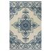 Harbor Serafina Rectangle Rug Ivory/Blue, 5' x 7'6", Ivory/Blue