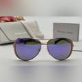 Michael Kors Accessories | Michael Kors Rose Gold Purple Mirror Aviator Sunglasses | Color: Purple | Size: Os