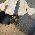 Madewell Tops | Madewell Shirt & Skirt In Gingham-Nwt Shirt Size:L Skirt Size:M Nwt | Color: Blue/White | Size: M/L
