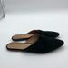 Madewell Shoes | Madewell Kasey Mule Shoes Womens 9 Black Suede Leather Casual Slip On | Color: Black | Size: 9