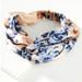 Anthropologie Accessories | Anthropologie Paulie Twist Headband - Navy/Tan | Color: Blue/Tan | Size: Os