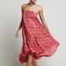 Free People Dresses | Free People Washed Ashore Strapless Dress Size M Euc | Color: Pink | Size: M