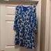 J. Crew Dresses | Blue Floral Dress With Long Sleeves. | Color: Blue | Size: 2