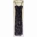 Jessica Simpson Dresses | Jessica Simpson Floor-Length Black/White Floral Dress | Color: Black/White | Size: 2