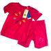 Adidas Matching Sets | Adidas Originals Bold Pink Adicolor Toddler 2 Piece Trefoil Logo Short Set 2t | Color: Blue/Pink | Size: 2tg