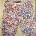 Levi's Jeans | Levi Strauss Floral Watercolor Jeggings | Color: Pink/Purple | Size: 12