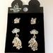 Disney Jewelry | 2 Vintage Disney Winnie The Pooh Eeyore Earrings Post Pierced Disneyana Silver | Color: Gray/Silver | Size: Os