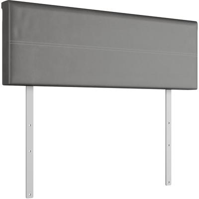 Rückenkissen PRIESS "65152121", grau (anthrazit), B:6cm H:30cm L:81cm, Funktionskissen, Passend für die Betten Barkhausen, 81 cm Image