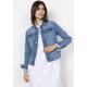 Jeansblazer SOYACONCEPT "SC-KIMBERLY 3" Gr. S, blau (2020 light blue denim) Damen Blazer