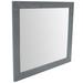 Bellaterra Home Bathroom Mirror in Gray | 28 H x 24 W x 1 D in | Wayfair 400100-M-GYA