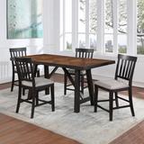 Steve Silver Furniture Counter Height Extendable Dining Set Wood in Brown | 36.5 H in | Wayfair HE555-C5PC