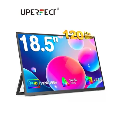 UPERFECT Moniteur LCD IPS de 18 5 pouces avec taux de rafraîchissement 120 Hz 1080p FHD HDR Portable