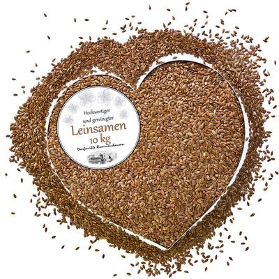 Petigi - Leinsamen Leinsaat Naturbelassene Leinsamenkörner Flachssamen ganze Körner Wärmekissen