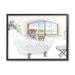 Stupell Industries Cheetah Duo Bathtub Bathroom Scene by Lanie Loreth - Floater Frame Graphic Art on in Brown/White | Wayfair au-117_fr_11x14