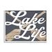 Stupell Industries Lake Life Crossed Boating Oars by Lil' Rue - Floater Frame Graphic Art on in Brown/Gray/White | 11 H x 14 W x 1.5 D in | Wayfair