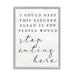 Stupell Industries Keep This Kitchen Clean Funny Phrase by Lil' Rue - Floater Frame Graphic Art on in Brown/Gray/White | Wayfair at-968_gff_16x20