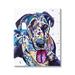 Stupell Industries Abstract Dog Modern Pet Portrait - Wrapped Canvas Graphic Art Canvas | 20 H x 16 W x 1.5 D in | Wayfair au-343_cn_16x20