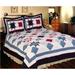 August Grove® Andreco/Red/White Standard Cotton Reversible Quilt Cotton in Blue | Queen Quilt | Wayfair 766D577184454D818991046CF805AFD0