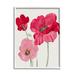Stupell Industries Romantic Red Poppies Trio by Lanie Loreth - Floater Frame Graphic Art on Wood in Brown/Pink/Red | 30 H x 24 W x 1.5 D in | Wayfair