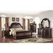 Bloomsbury Market 4-2_Trudi Upholstered Sleigh Bedroom Set Upholstered in Brown | 70 H x 68.3 W x 68.3 D in | Wayfair