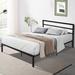 Latitude Run® Fionntan Queen Platform Bed Metal in Black | 36.6 H x 61.42 W x 84.05 D in | Wayfair D91275C2BCA24324894A16487B9BA6A5