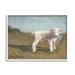 Stupell Industries Farmhouse Baby Lamb - Painting Canvas in Green | 16 H x 20 W x 1.5 D in | Wayfair au-180_wfr_16x20