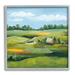 Stupell Industries Peaceful Farmland Fields Greenery by Grace Popp - Painting Canvas in Blue/Green/Yellow | 17 H x 17 W x 1.5 D in | Wayfair