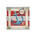 Stupell Industries Maritime Anchor Compass Stripes Wall Plaque Art By ND Art in Red | 12 H x 12 W x 0.5 D in | Wayfair at-882_wd_12x12