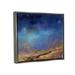 Stupell Industries Lost Land Abstract Landscape Floater Canvas Wall Art By Patrick Dennis in Blue | 17 H x 21 W x 1.7 D in | Wayfair