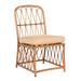 Woodard Cane Patio Dining Side Chair w/ Cushion in White | 36.25 H x 19.5 W x 24.88 D in | Wayfair S650511-WHT-03Y