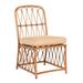 Woodard Cane Patio Dining Side Chair w/ Cushion in White | 36.25 H x 19.5 W x 24.88 D in | Wayfair S650511-WHT-43C