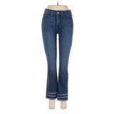 Jen7 by 7 For All Mankind Jeans - Mid/Reg Rise: Blue Bottoms - Women's Size 7