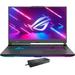 ASUS ROG Strix SCAR-17 G733 Gaming/Entertainment Laptop (AMD Ryzen 9 7945HX 16-Core 17.3in 240Hz 2K Quad HD (2560x1440) GeForce RTX 4080 Win 10 Pro) with WD19S 180W Dock