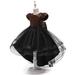 Aayomet Baby Girl Clothes Kids Children Toddler Baby Girls Spring Summer Tulle Sequins Glitter Dress For Performance Children Brown 7-8 Years