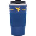 West Virginia Mountaineers 18oz Coffee Tumbler with Silicone Grip