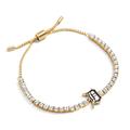 BaubleBar Detroit Tigers Pull-Tie Tennis Bracelet