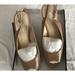 Nine West Shoes | Like New! Beige Leather Nine West Heels! | Color: Tan | Size: 5.5