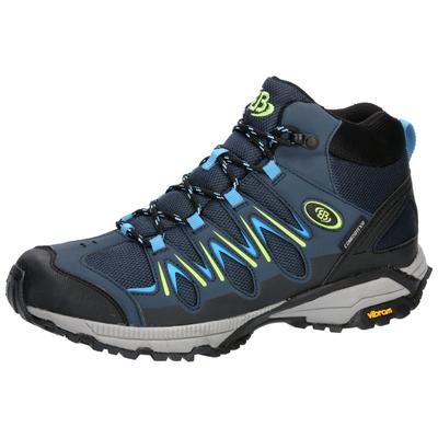 Outdoorschuh BRÜTTING "Outdoorstiefel Expedition Mid", Gr. 38, blau, Synthetik, Schuhe