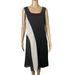 Nine West Dresses | Nine West Lined Black & White Crochet Knit Midi Sleeveless Dress Women's Size 14 | Color: Black/White | Size: 14