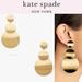 Kate Spade Jewelry | Kate Spade Liana Goldtone Stacked Earrings. | Color: Gold | Size: 3.25” Drop