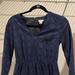 J. Crew Dresses | J. Crew - Navy 3/4 Sleeve Length Dress | Color: Blue | Size: 00