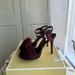 Michael Kors Shoes | Furry Michael Kors Purple Heels | Color: Purple | Size: 6