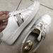 Michael Kors Shoes | Michael Kors White Leather Sneakers Like New | Color: White | Size: 7