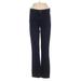 J.Crew Factory Store Casual Pants - Mid/Reg Rise Boot Cut Boot Cut: Black Bottoms - Women's Size 00