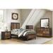 Millwood Pines 4-1_Myrle Dark-Ebony-Rustic-Mahogany Panel Bedroom Set Wood in Brown | 66.25 W x 84 D in | Wayfair D3E9B72A8A984CF4A19BC3DA383D3A11