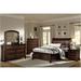 Canora Grey 5-2_Oma -Cherry Wood Panel Bedroom Set Wood in Brown | 80.25 W x 86.25 D in | Wayfair B740ED93321B475685ECF8E6B628B696