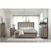 Loon Peak® 3-3_Ibbie Two-Tone-Gray Panel Bedroom Set Wood in Brown | 82.5 W x 82.75 D in | Wayfair 919C9E24ABF44F64ADC8194BB98792EA