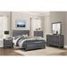 Millwood Pines Ange Light Elm Faux Wood Veneer Panel Bedroom Set 4&1 Wood in Gray | 5 H x 61 W in | Wayfair 1168B95DF7194B4685DC84CEE1C0447D