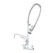 T&S B-0133-U12-B UltraRinse 37 9/16" Wall Mount Pre Rinse Faucet - 1.5 GPM, Base With Nozzle, Stainless Steel