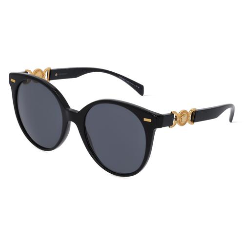 Versace VE4442 Damen-Sonnenbrille Vollrand Butterfly Acetat-Gestell, schwarz